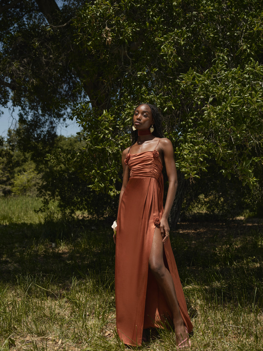 For Love and Lemons - Winona Bridesmaid Gown - Orange