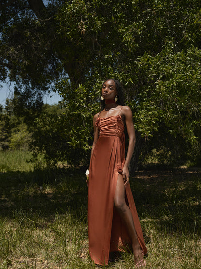 For Love and Lemons - Winona Bridesmaid Gown - Orange