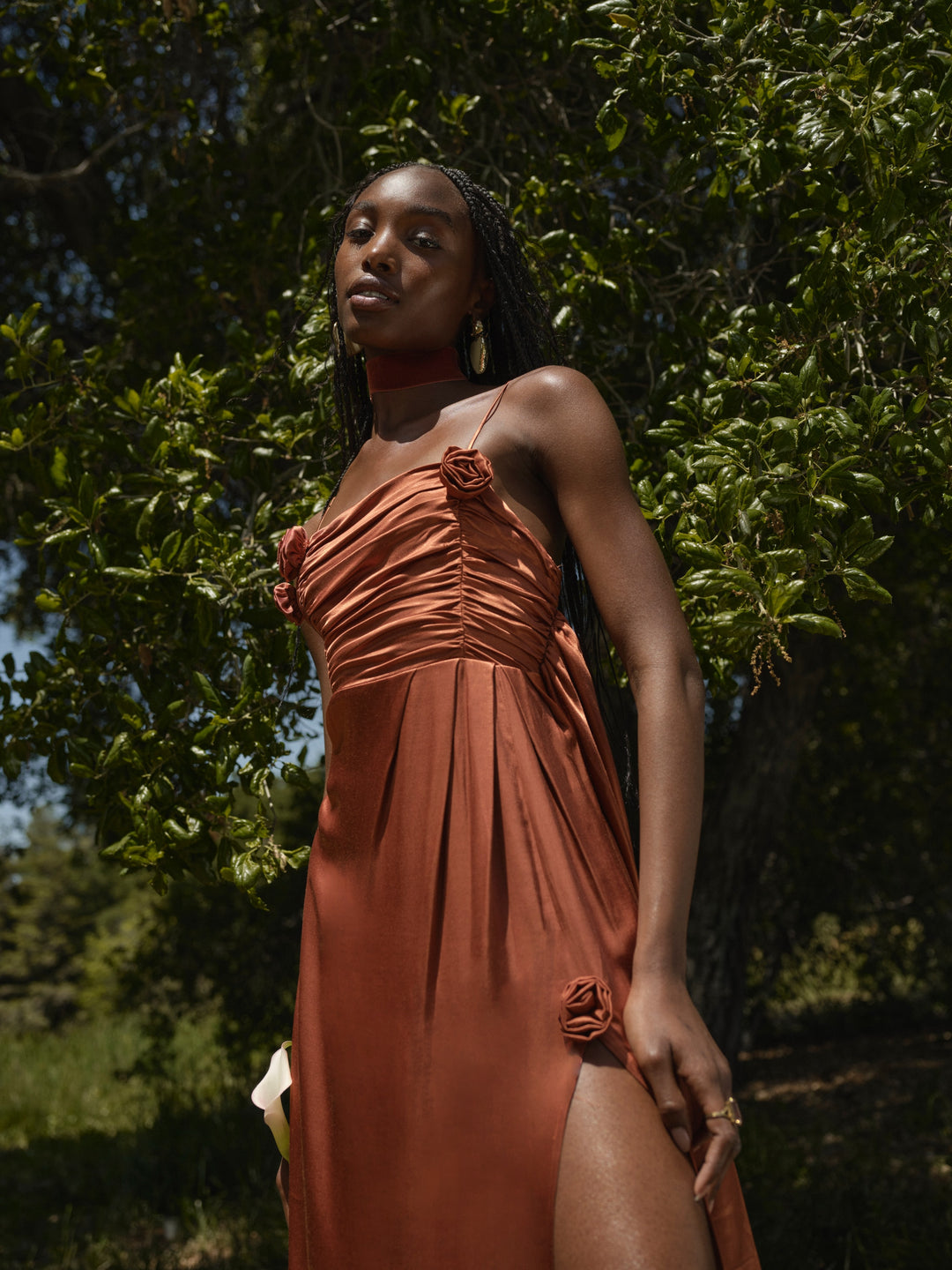 For Love and Lemons - Winona Bridesmaid Gown - Orange