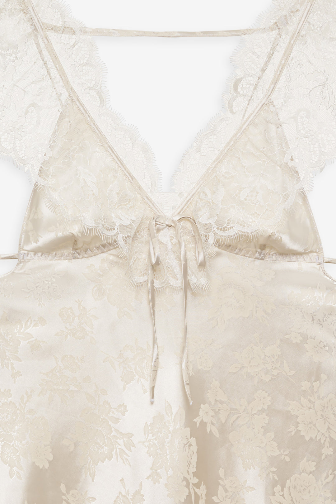 For Love and Lemons - Audrey Mini Slip Dress - Cream