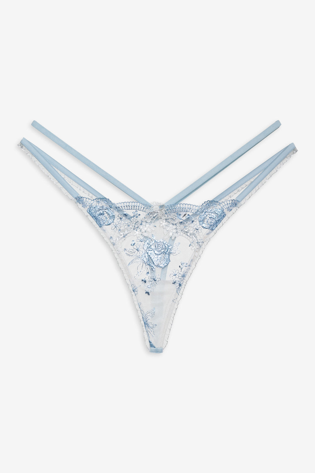 For Love and Lemons - Zoeva Thong Panty - Blue