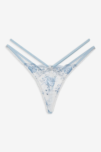 For Love and Lemons - Zoeva Thong Panty - Blue