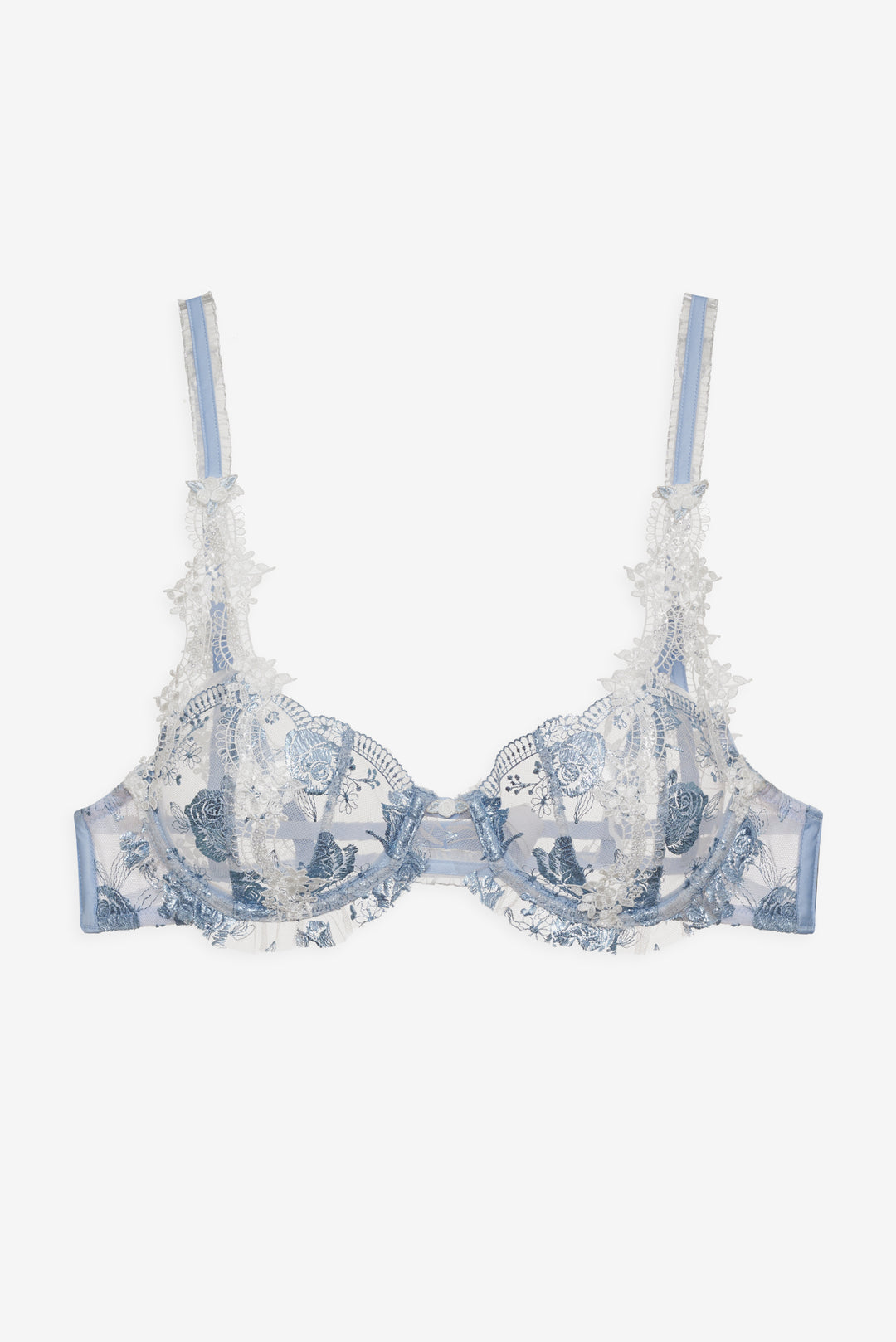 For Love and Lemons - Zoeva Underwire Bra - Blue