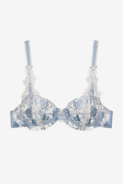 For Love and Lemons - Zoeva Underwire Bra - Blue
