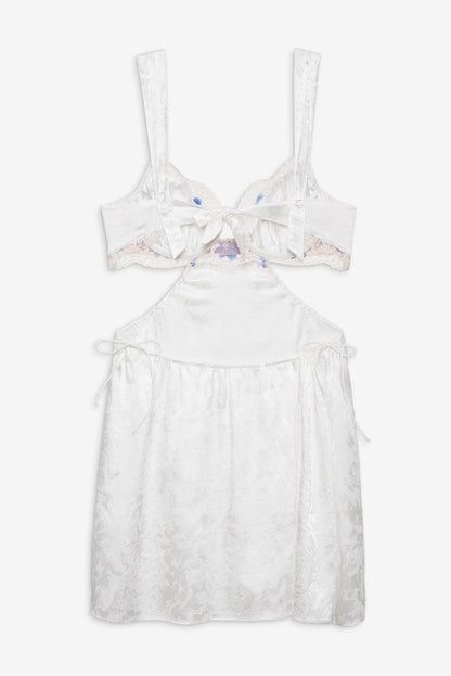 For Love and Lemons - Festival Rose Slip Dress - Blue