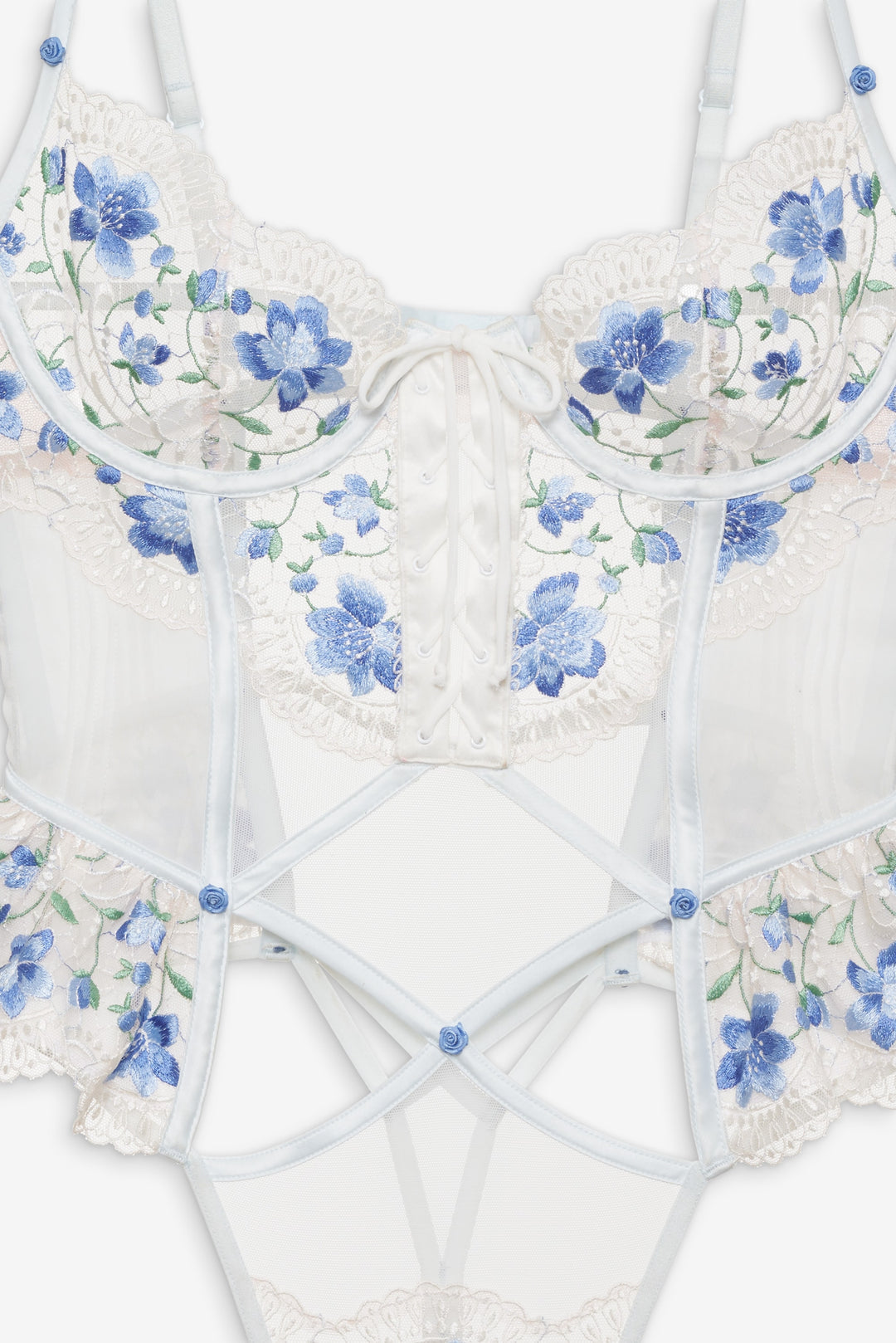 For Love and Lemons - Festival Rose Teddy - Blue