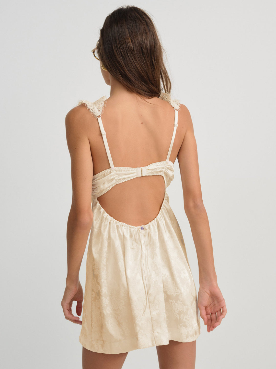 For Love and Lemons - Victoria Slip Dress - Cream