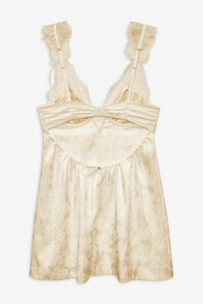 For Love and Lemons - Victoria Slip Dress - Cream
