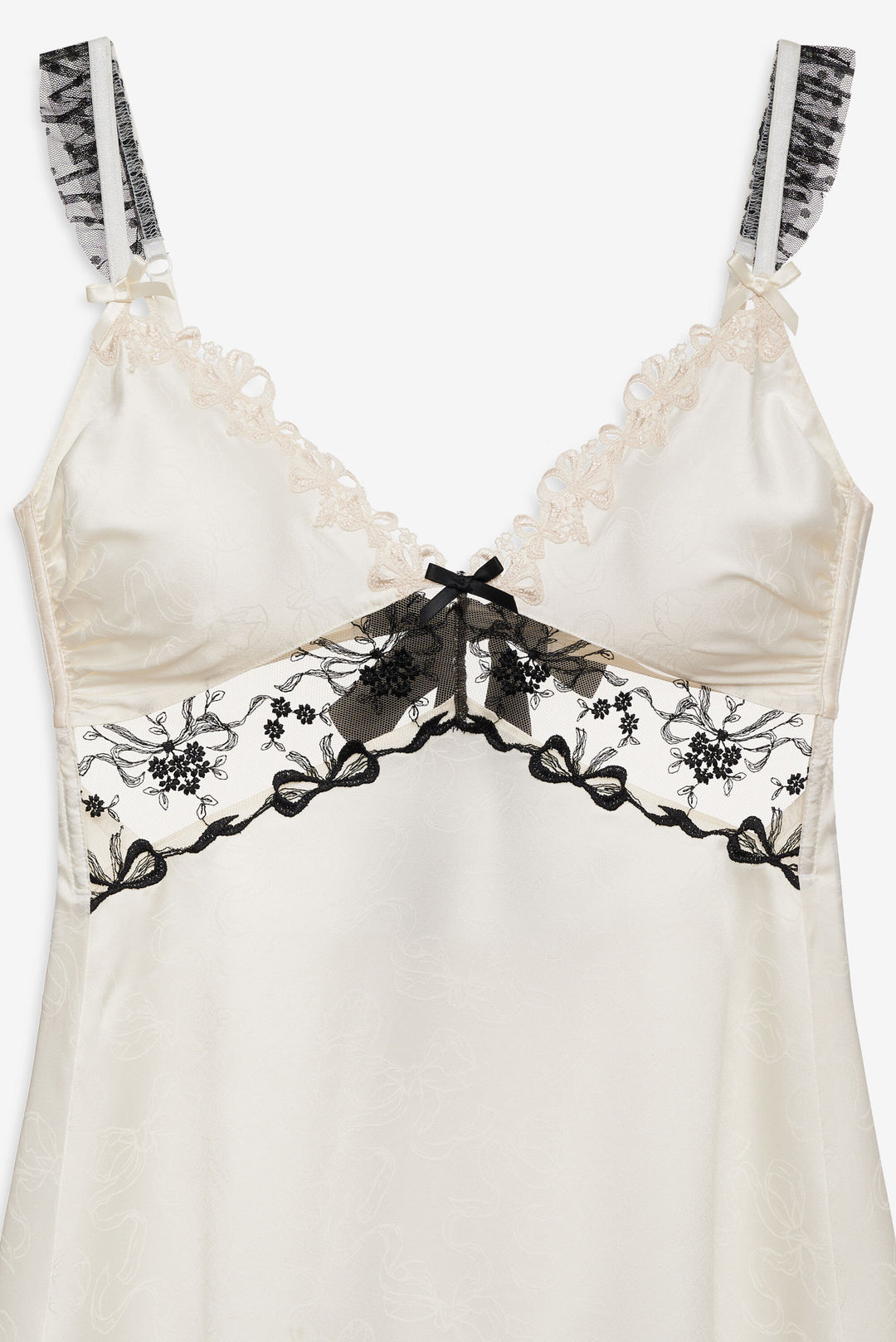 For Love and Lemons - Bow Time Slip Dress - Cream
