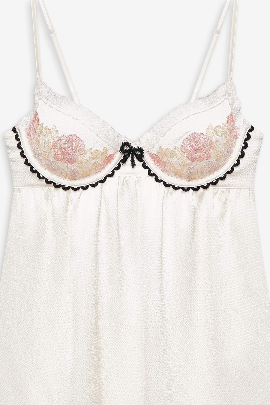 For Love and Lemons - Evie Floral Slip Dress - Cream