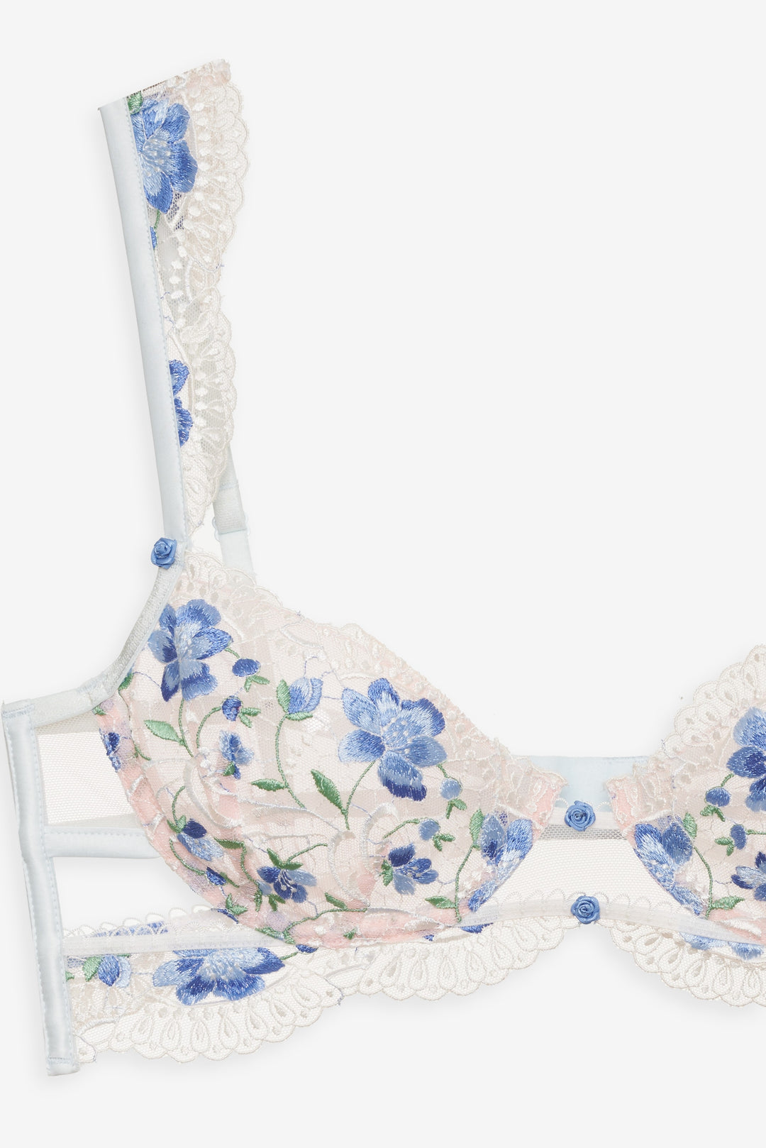 For Love and Lemons - Festival Rose Bra - Blue