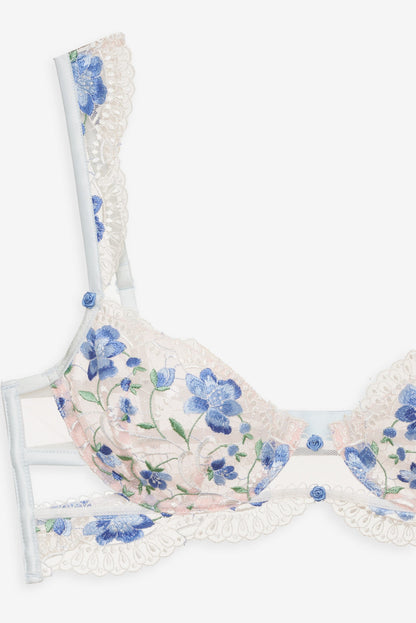 For Love and Lemons - Festival Rose Bra - Blue