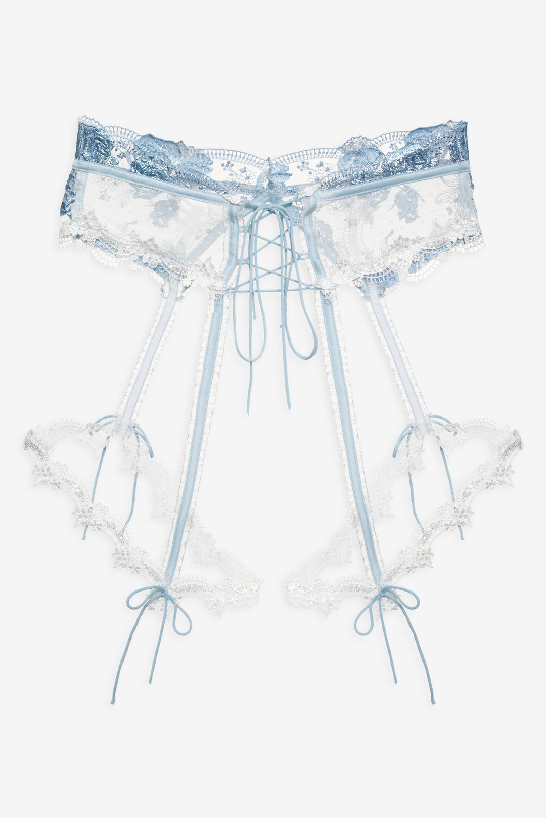 For Love and Lemons - Zoeva Garter Belt - Blue