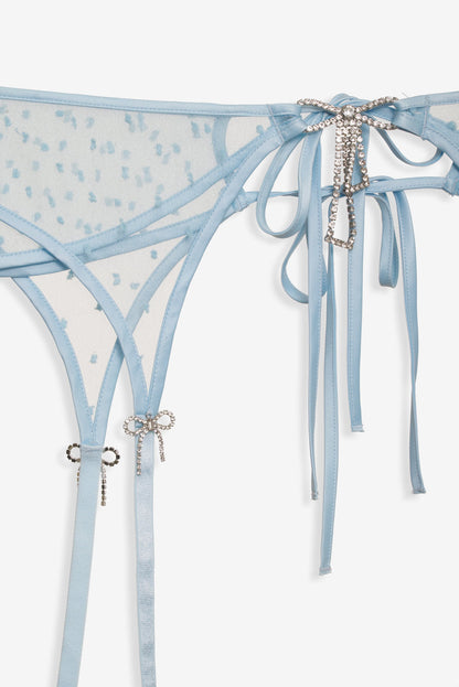For Love and Lemons - Izzy Garter - Blue