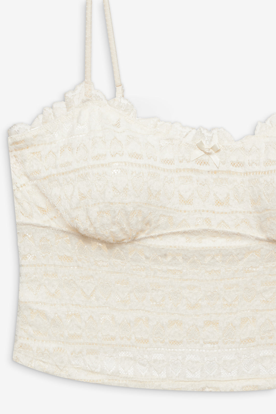 For Love and Lemons - Reba Sleep Top - White
