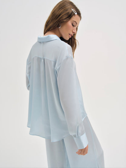 For Love and Lemons - Everyday Pajama Top - Blue