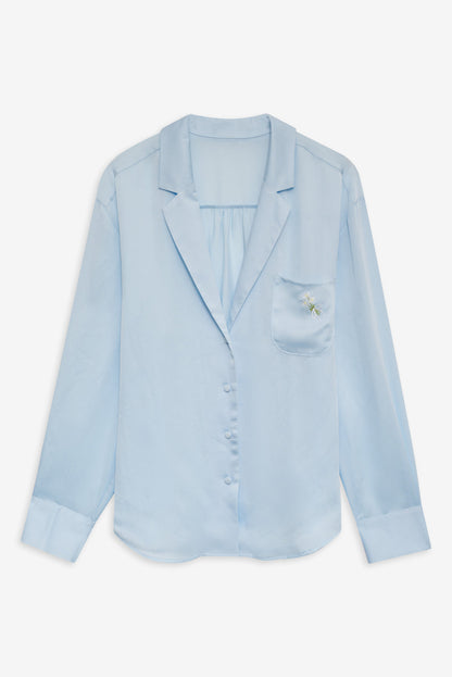For Love and Lemons - Everyday Pajama Top - Blue