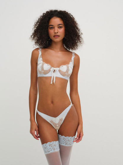 For Love and Lemons - Pure Heart Underwire Bra - White