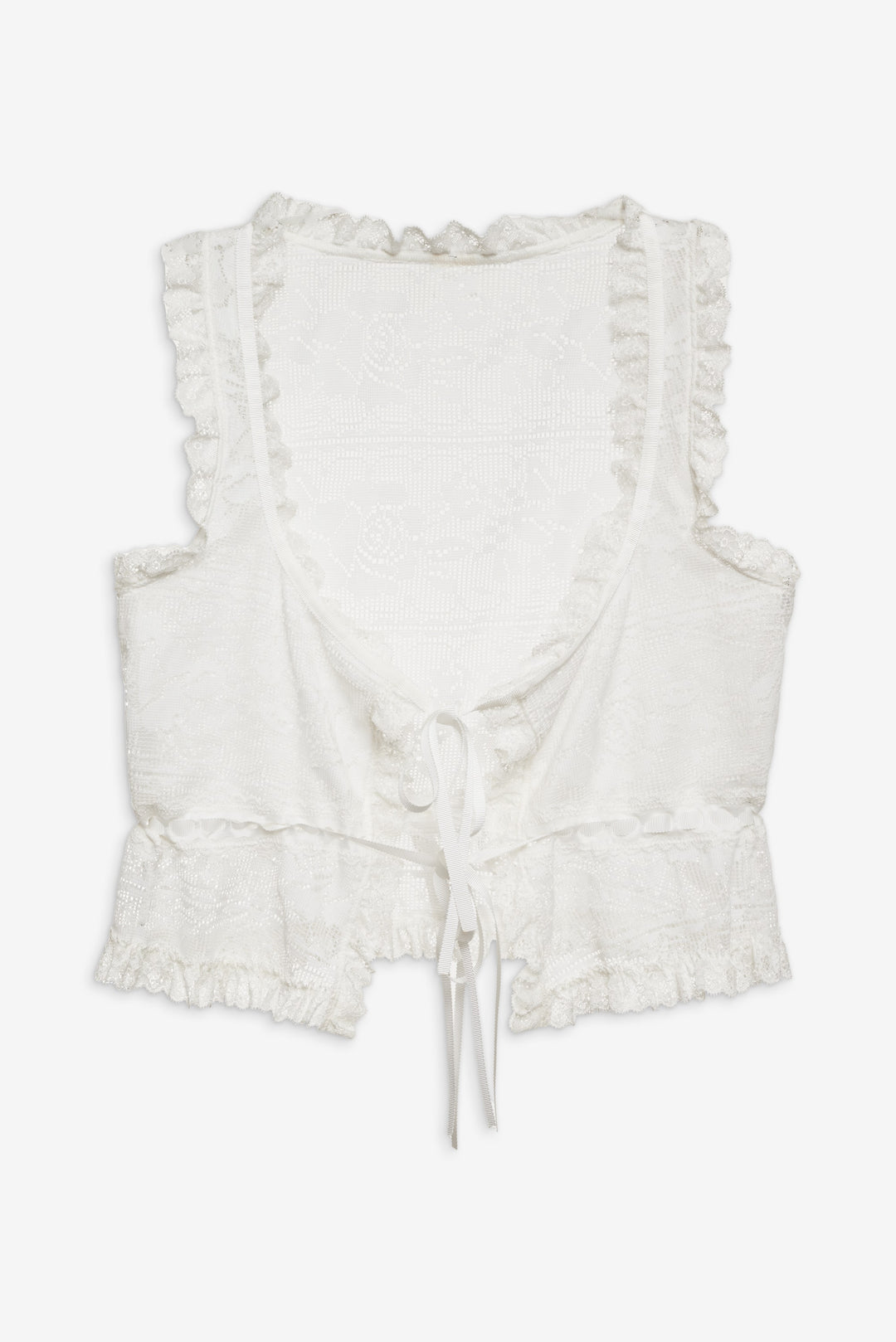 For Love and Lemons - Antique Store Lace Top - White