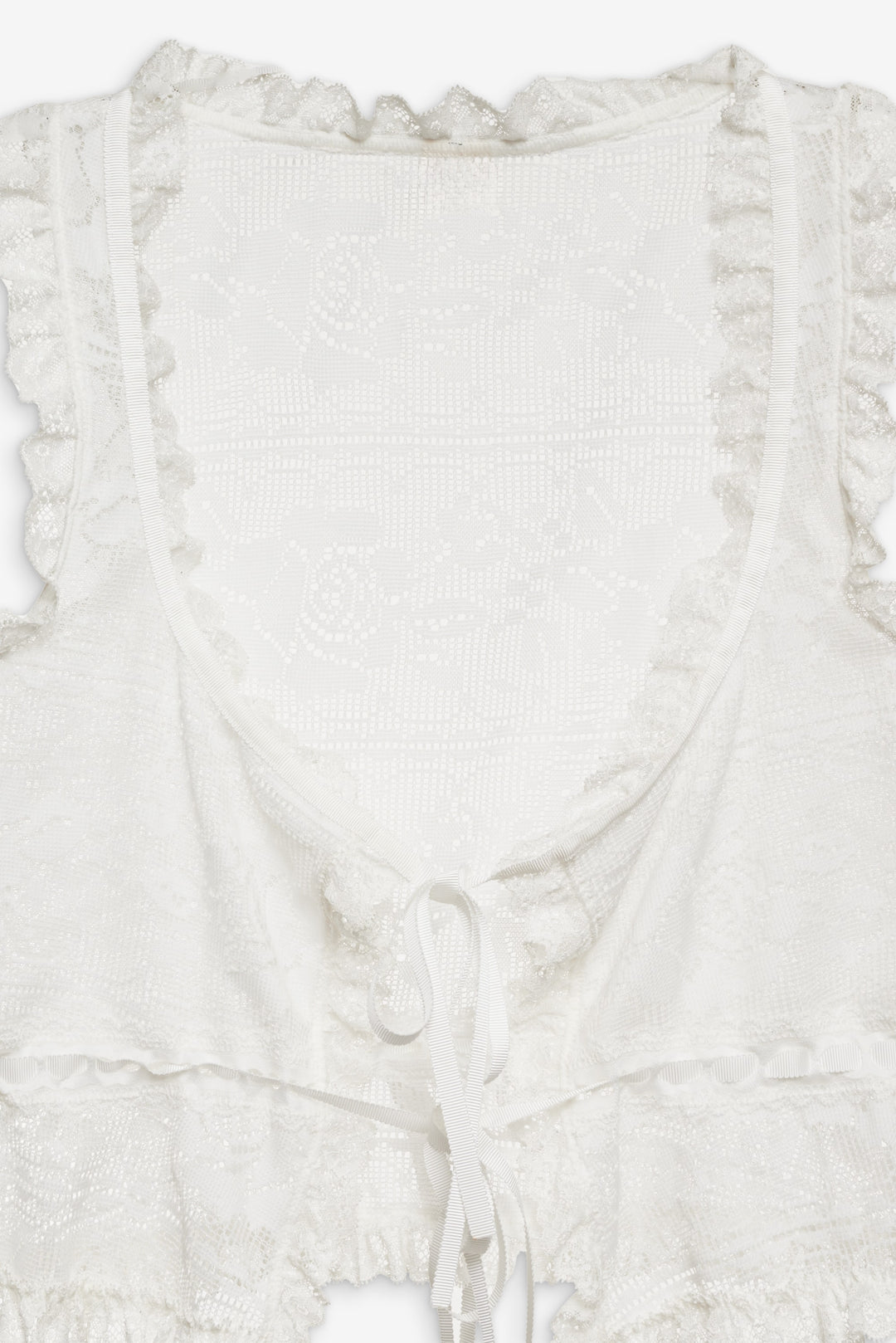 For Love and Lemons - Antique Store Lace Top - White