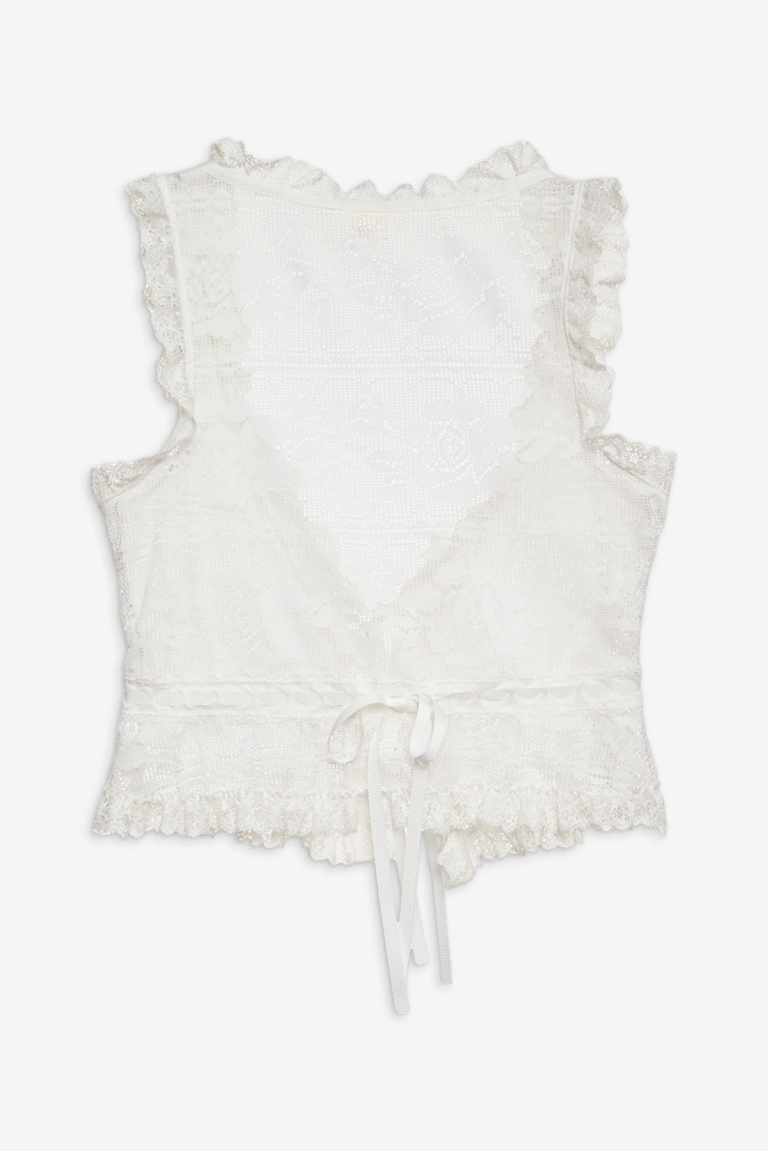 For Love and Lemons - Antique Store Lace Top - White