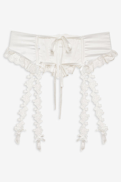 For Love and Lemons - Beau Garter - White
