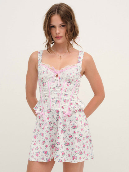For Love and Lemons - Thats Amore Slip Dress - White