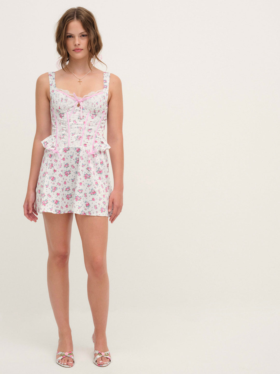 For Love and Lemons - Thats Amore Slip Dress - White