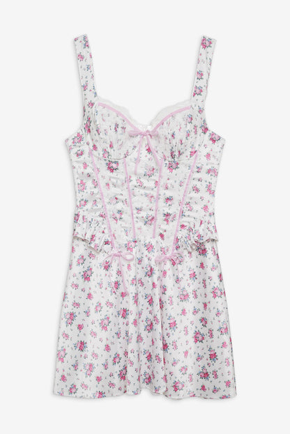 For Love and Lemons - Thats Amore Slip Dress - White