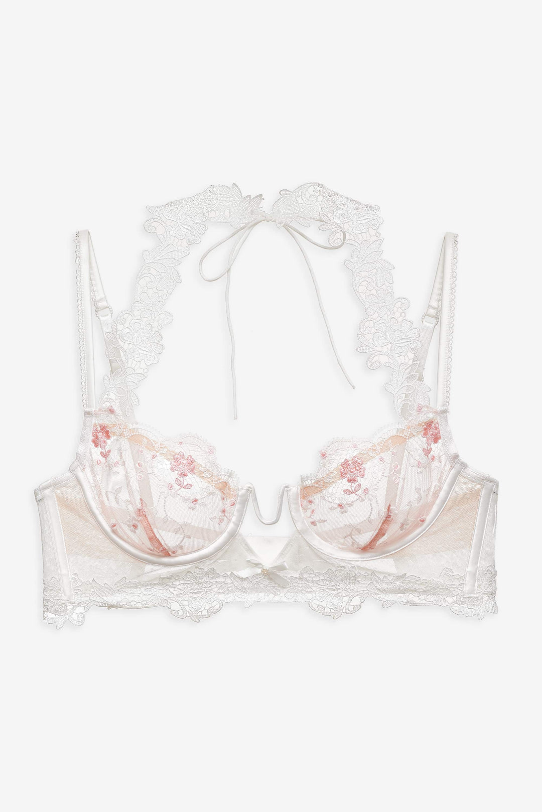 For Love and Lemons - Le Fleur Underwire Bra - Peach