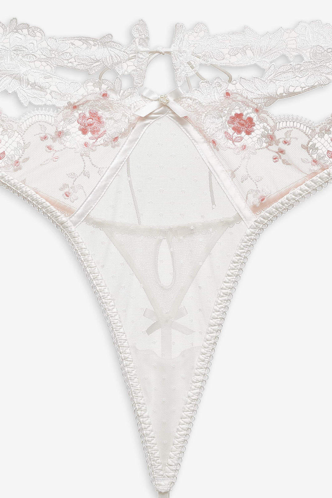 For Love and Lemons - Le Fleur Thong Panty - Peach