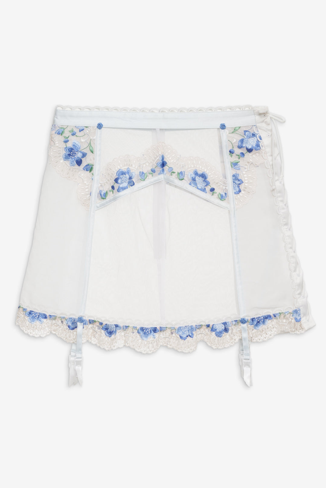 For Love and Lemons - Festival Rose Skirt - Blue