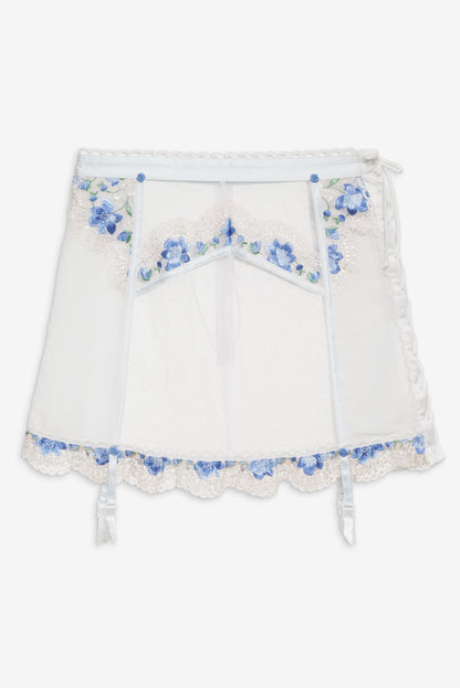 For Love and Lemons - Festival Rose Skirt - Blue