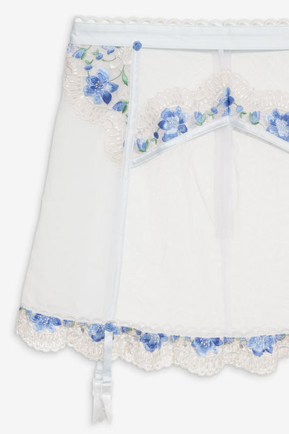 For Love and Lemons - Festival Rose Skirt - Blue