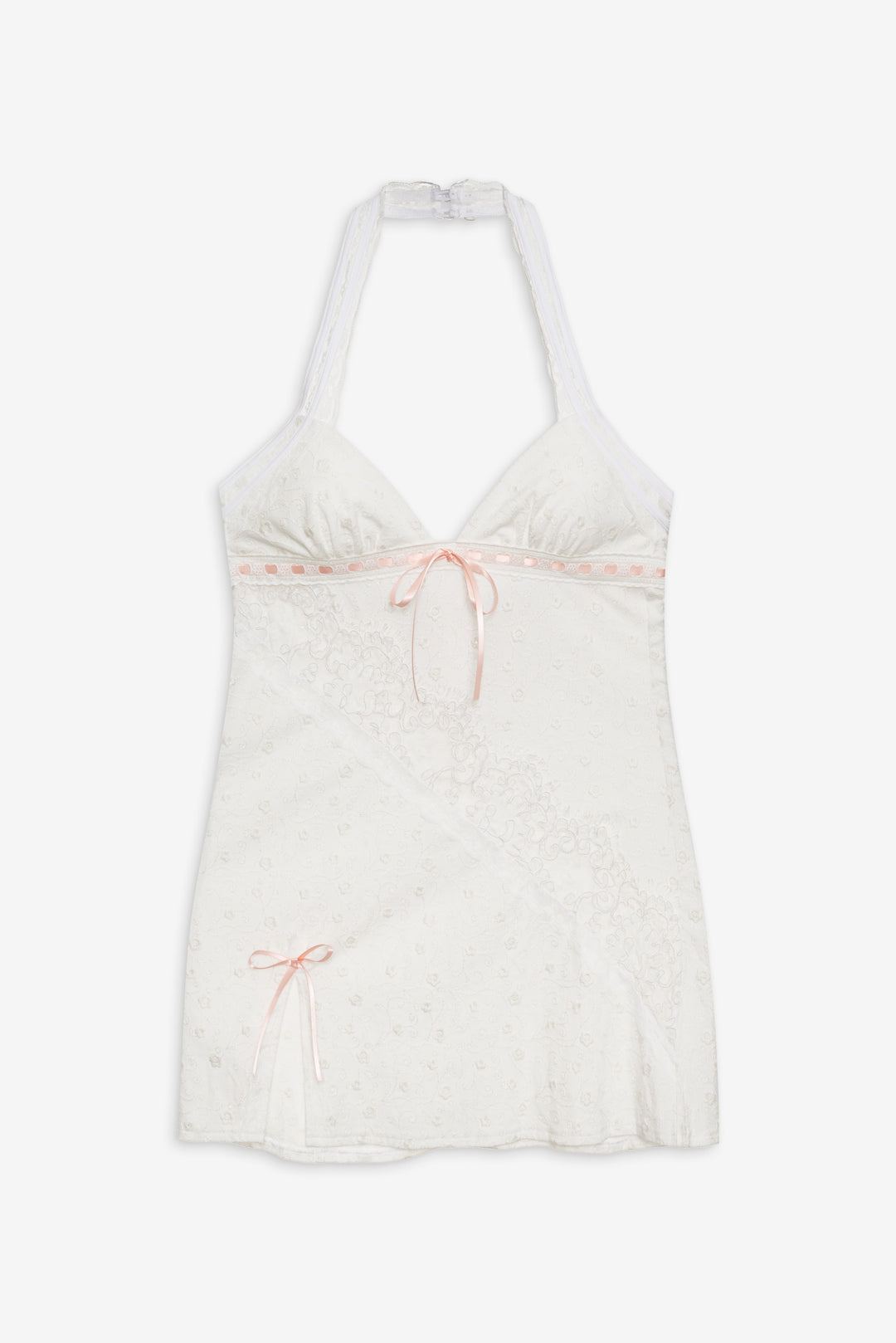 For Love and Lemons - Summer Swirl Eyelet Slip Dress - White