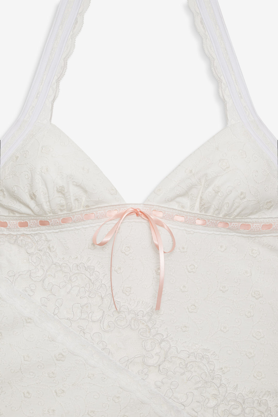 For Love and Lemons - Summer Swirl Eyelet Slip Dress - White