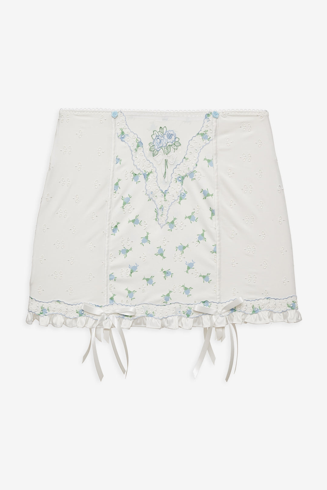 For Love and Lemons - Budding Blossom Garter Skirt - White