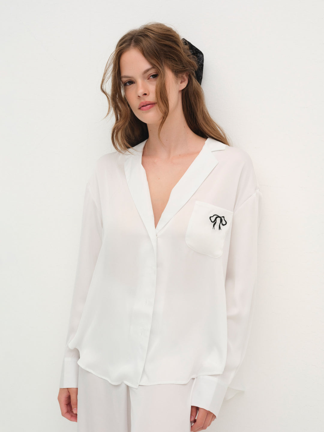 For Love and Lemons - Everyday PJ Top - White