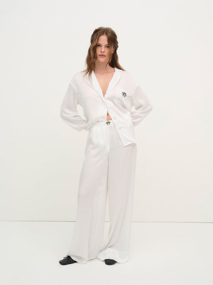 For Love and Lemons - Everyday PJ Top - White