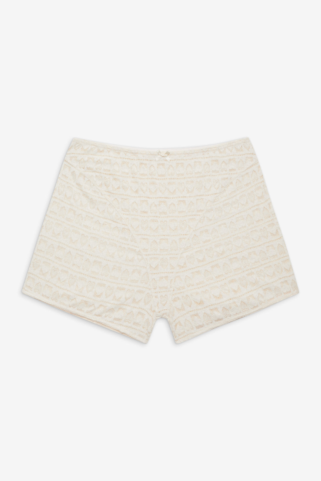 For Love and Lemons - Reba Sleep Boyshort - White