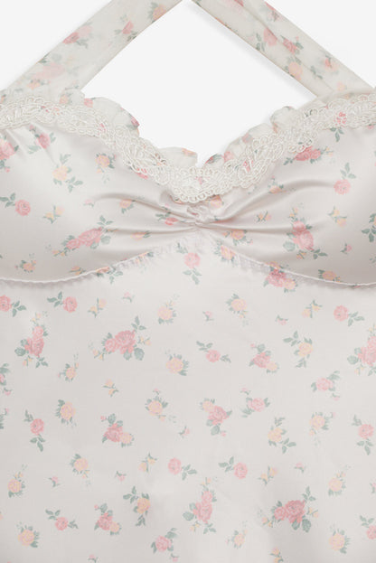 For Love and Lemons - Sabrina Slip Dress - Pink