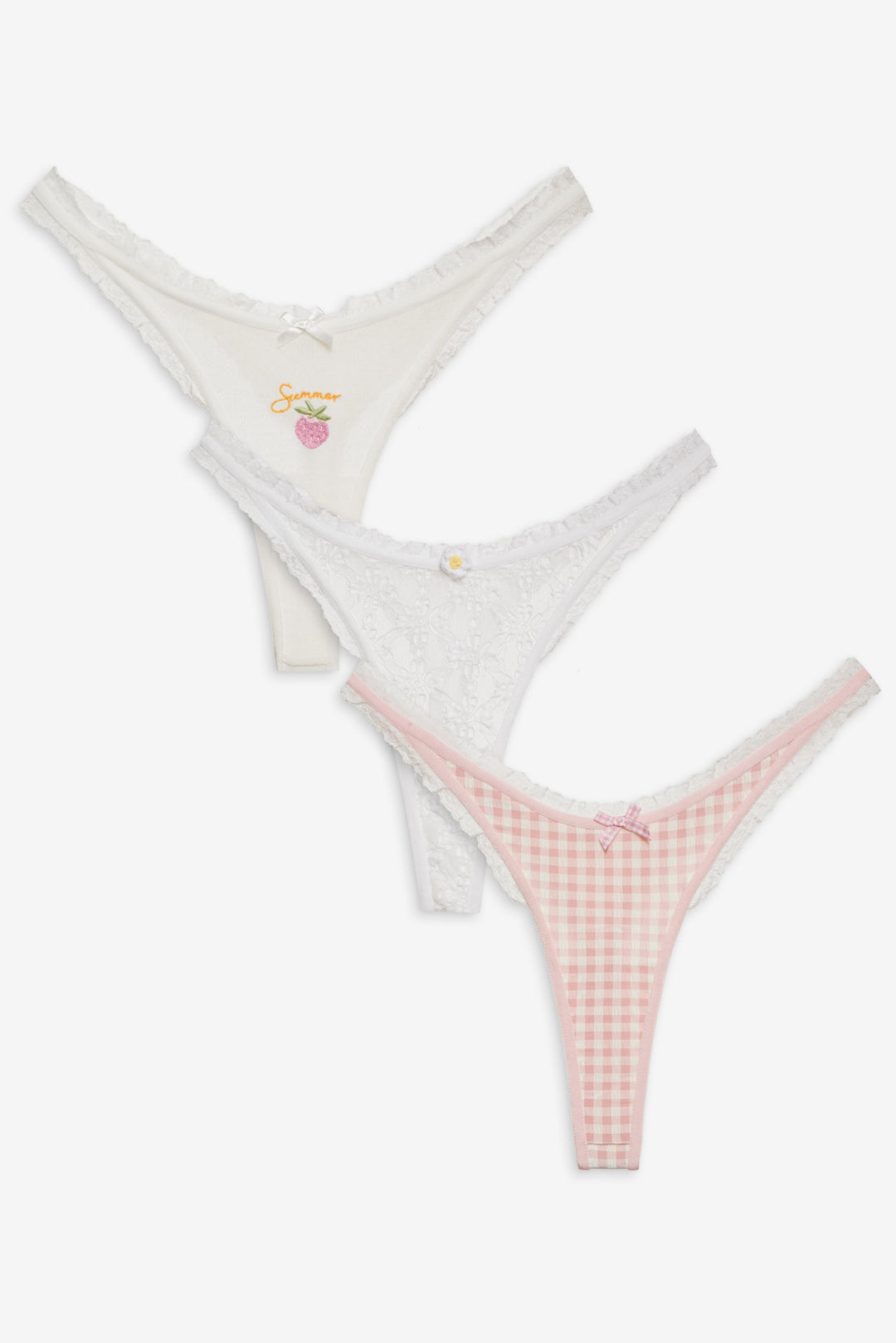 For Love and Lemons - Summer Panty Pack - White
