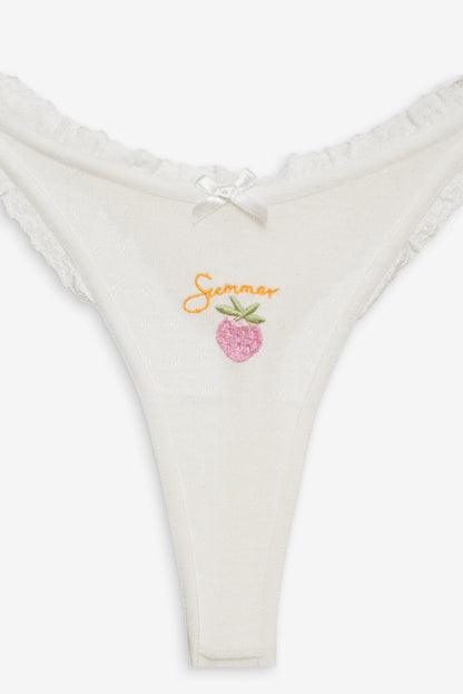 For Love and Lemons - Summer Panty Pack - White