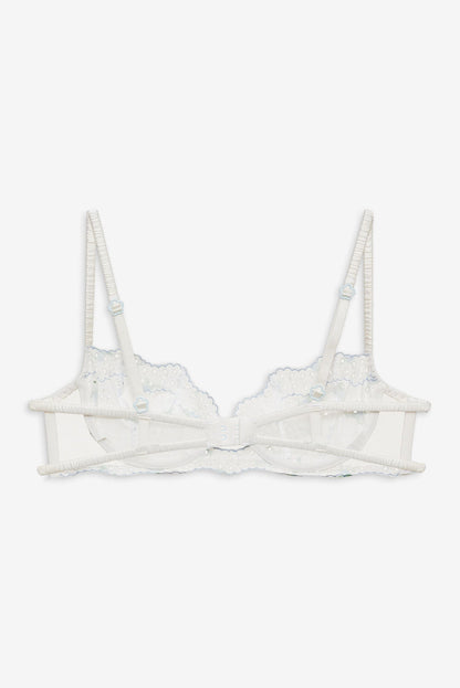 For Love and Lemons - Budding Blossom Underwire Bra - White