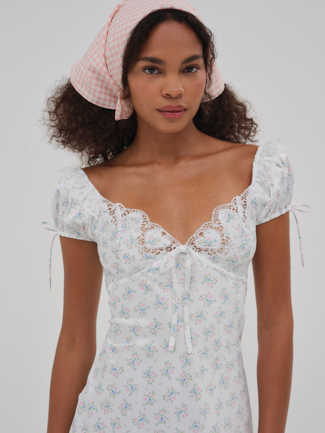 For Love and Lemons - Sweet Escape Midi Slip Dress - White