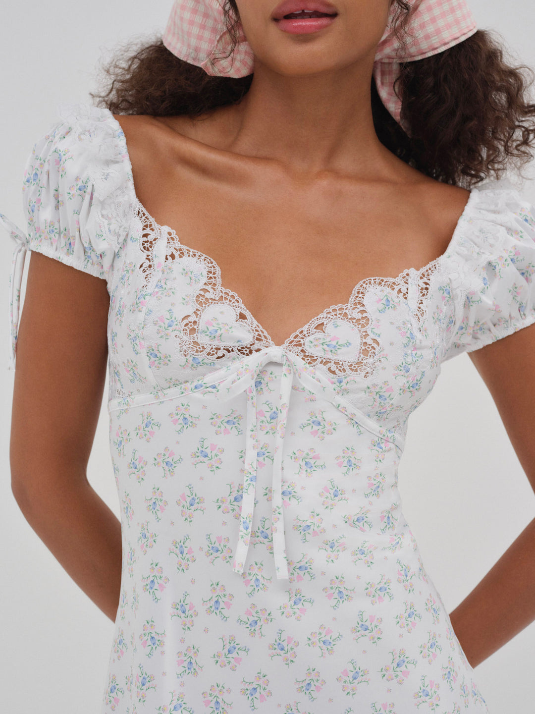 For Love and Lemons - Sweet Escape Midi Slip Dress - White