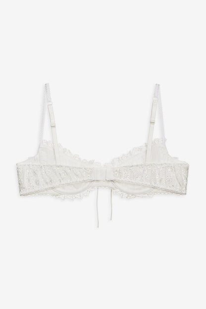 For Love and Lemons - Layer Cake Chiffon Underwire Bra - White
