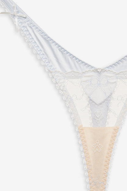 For Love and Lemons - Pure Heart Thong Panty - White