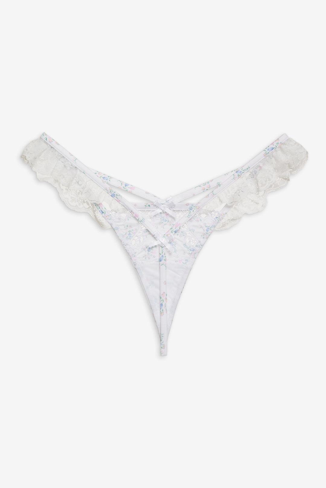 For Love and Lemons - Sweet Escape Thong Panty - White