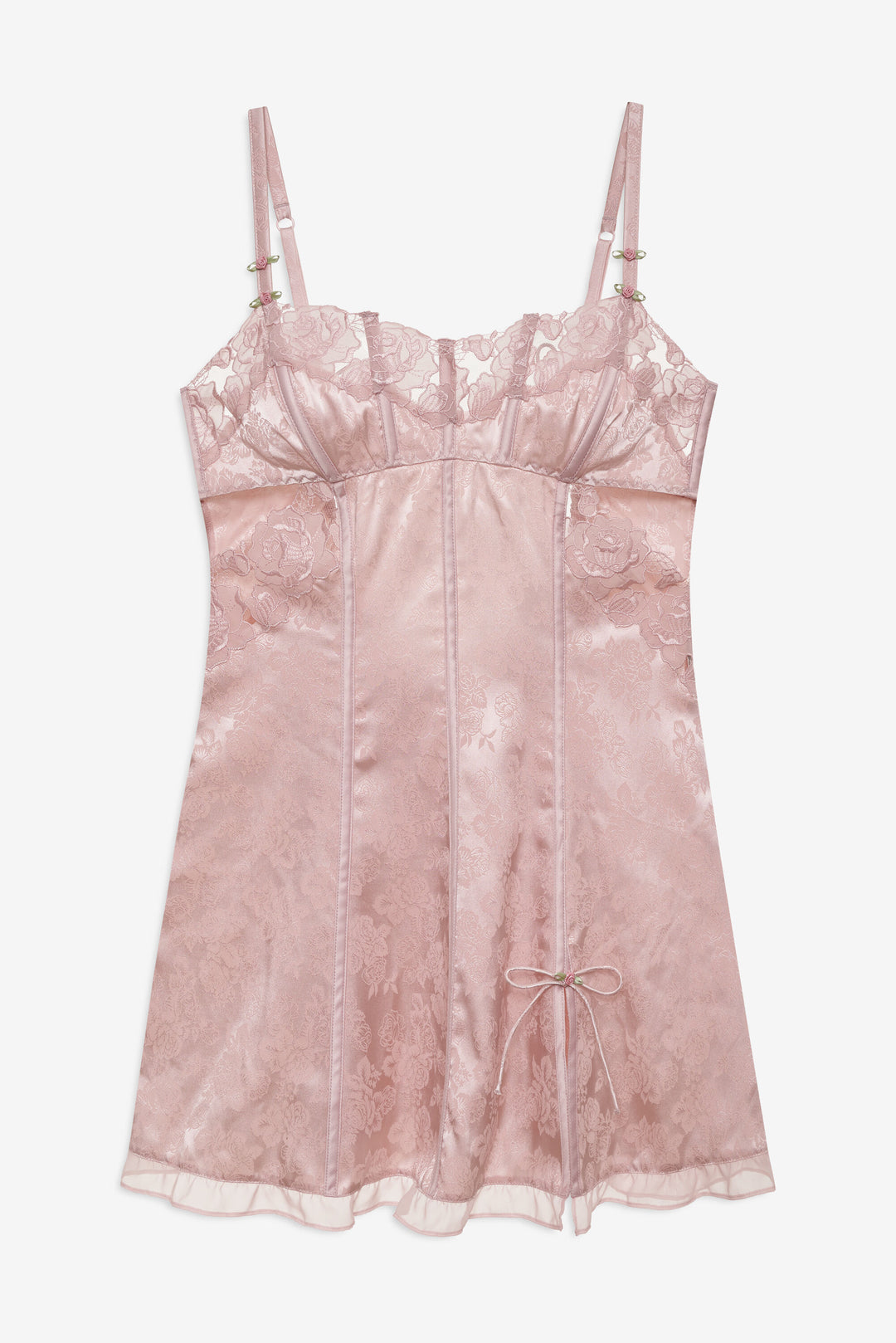 For Love and Lemons Blissful Blooms Slip Dress - Pink